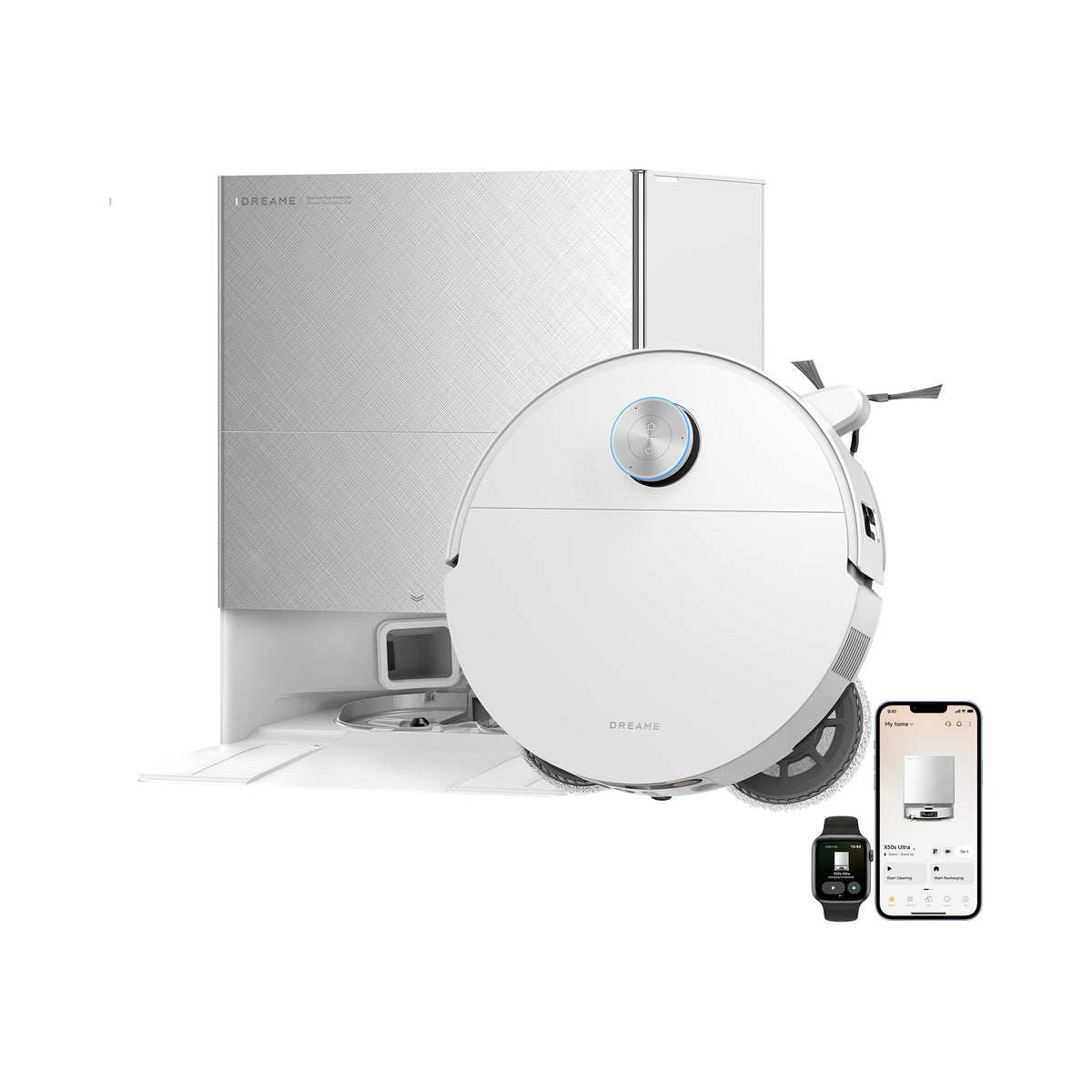 Dreame X60 Pro Ultra Complete Saugroboter mit UltraExtend-Armen, 42.000 Pa