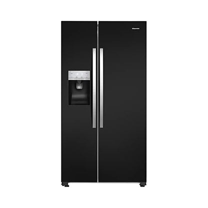 Hisense freistehende Side-by-Side Kühl-Gefrierkombination